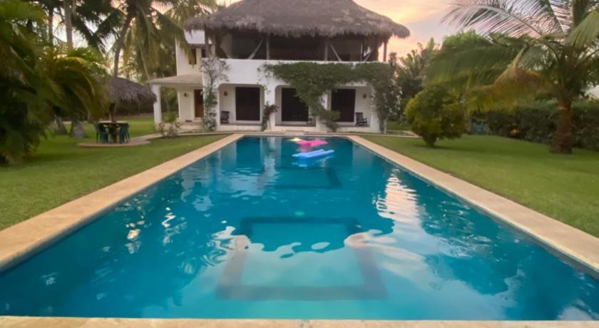 Casa Maya Private Villa On The Beach Puerto Escondido  Dış mekan fotoğraf